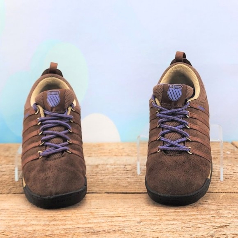 K-SWISS – Sneaker, brown/purple, size 10